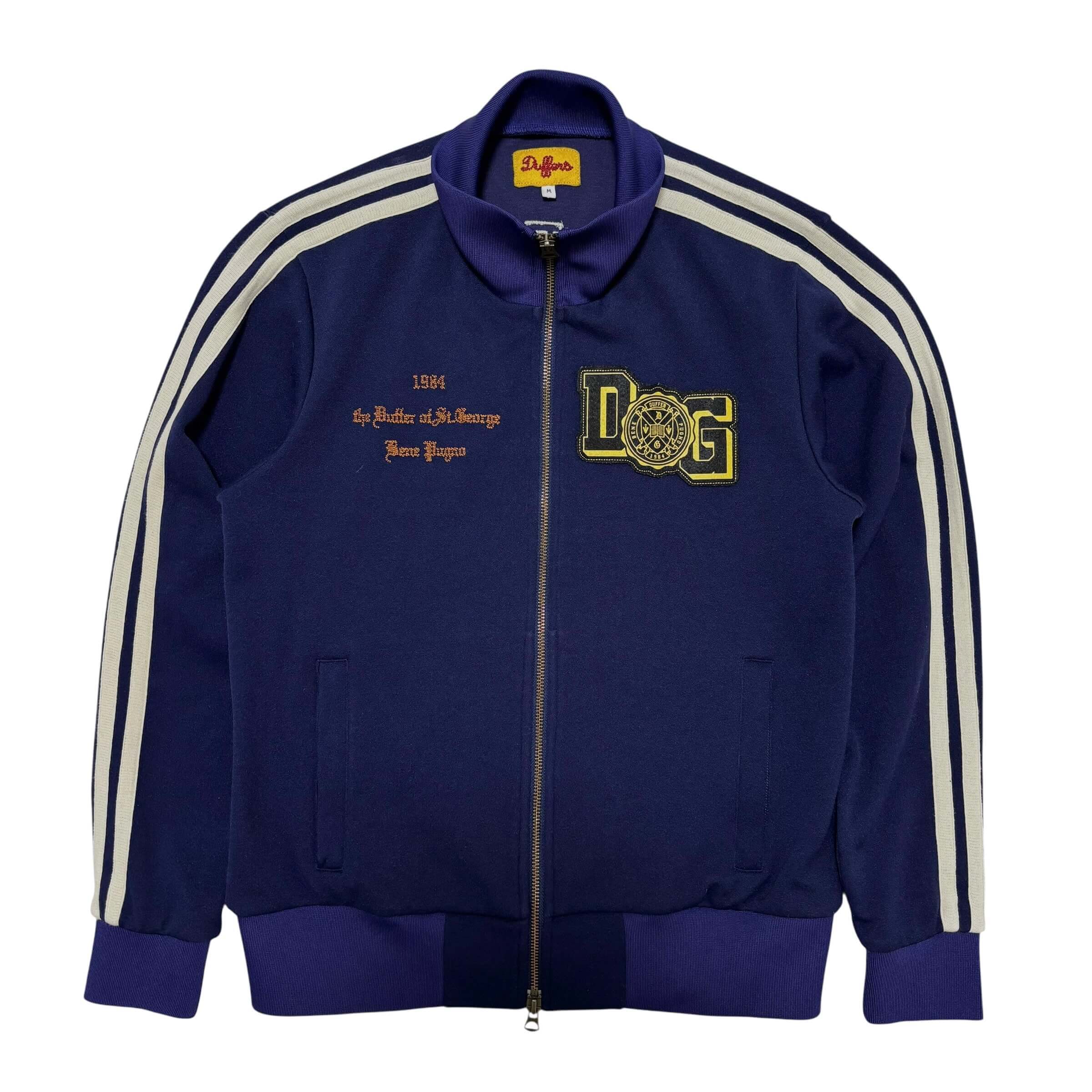 古着 ダファー The DUFFER of ST.GEORGE トラックジャケット ジャージ クリーニング済み メンズM ネイビー