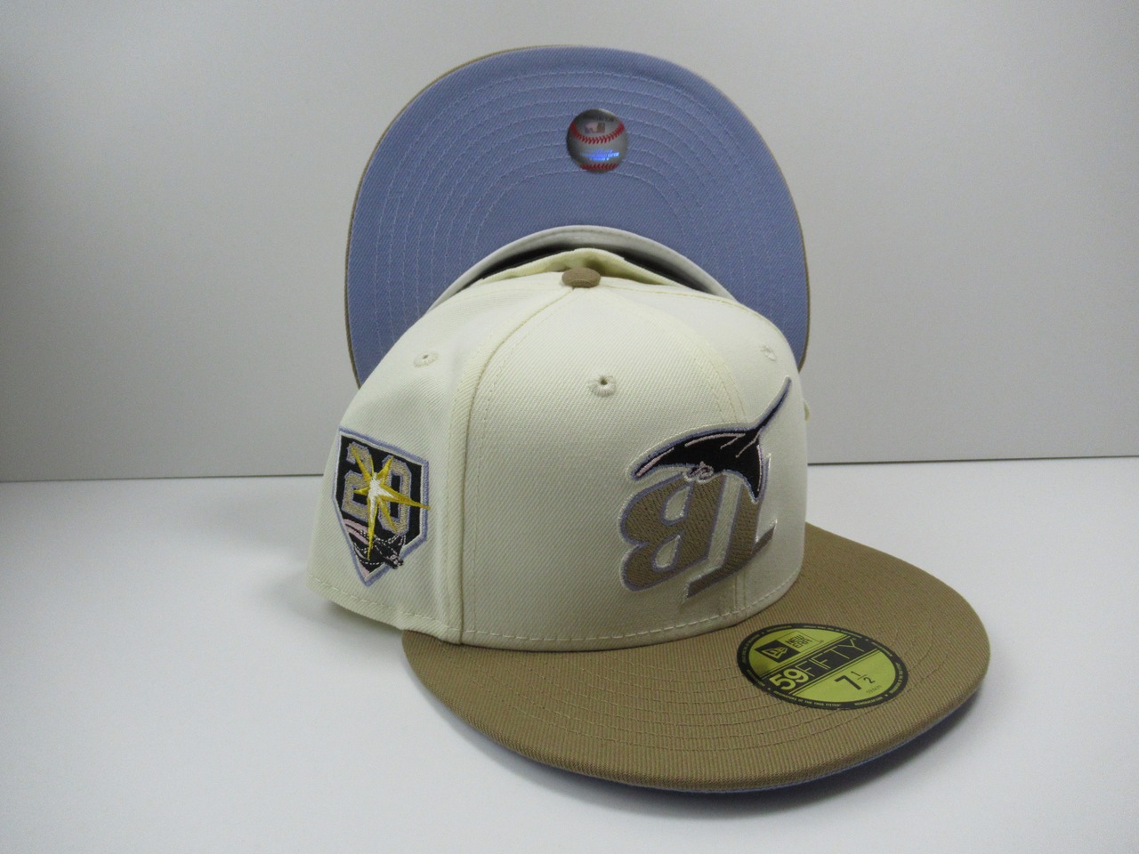 Exclusive NEW ERA 59fifty Tampa Bay Devil Rays　タンパベイ・デビルレイズ　CHROME×KHAKI