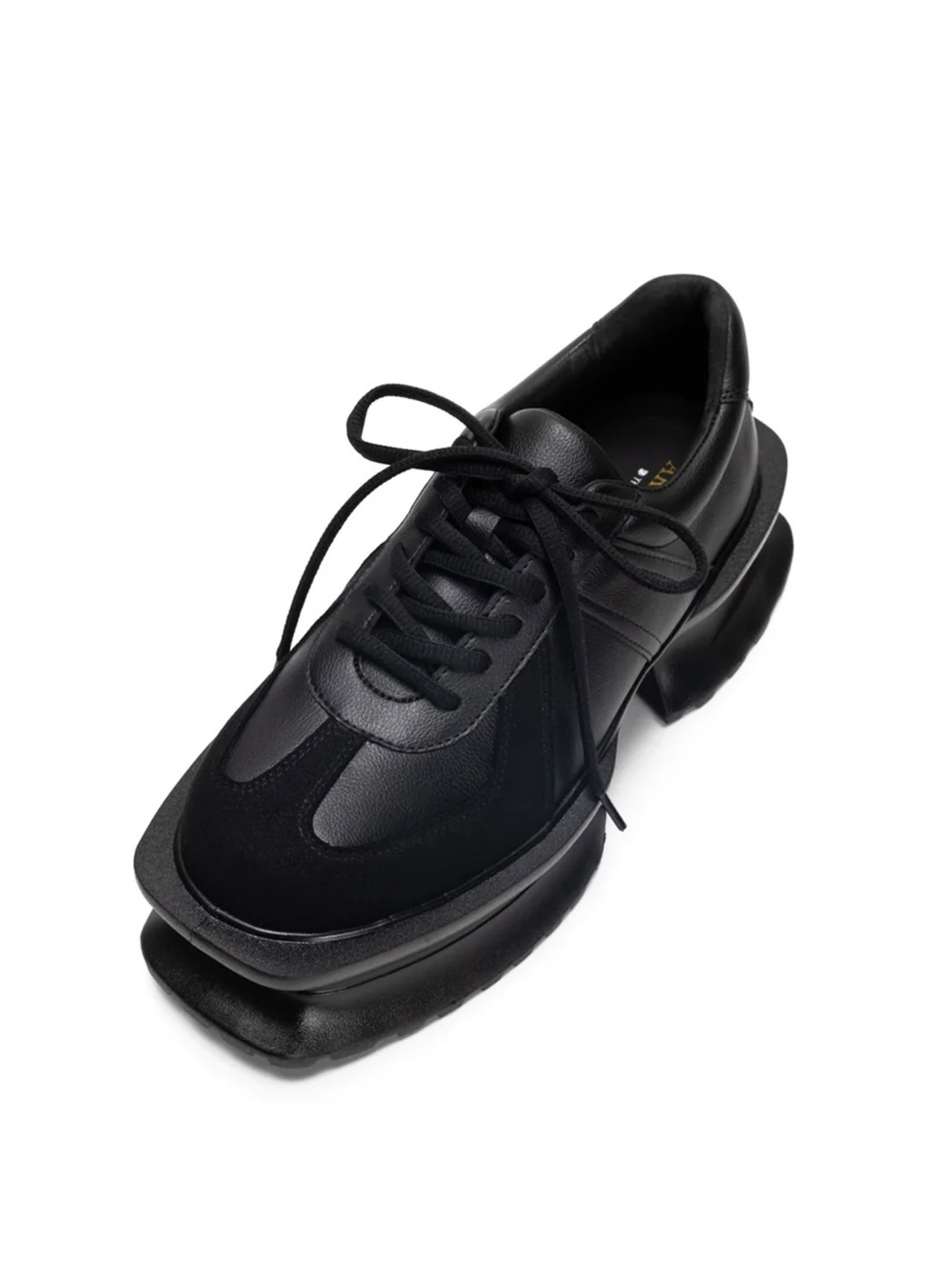 AKIKOAOKI アキコアオキ / VICTORIA BLACK LEATHER X BLACK - 2