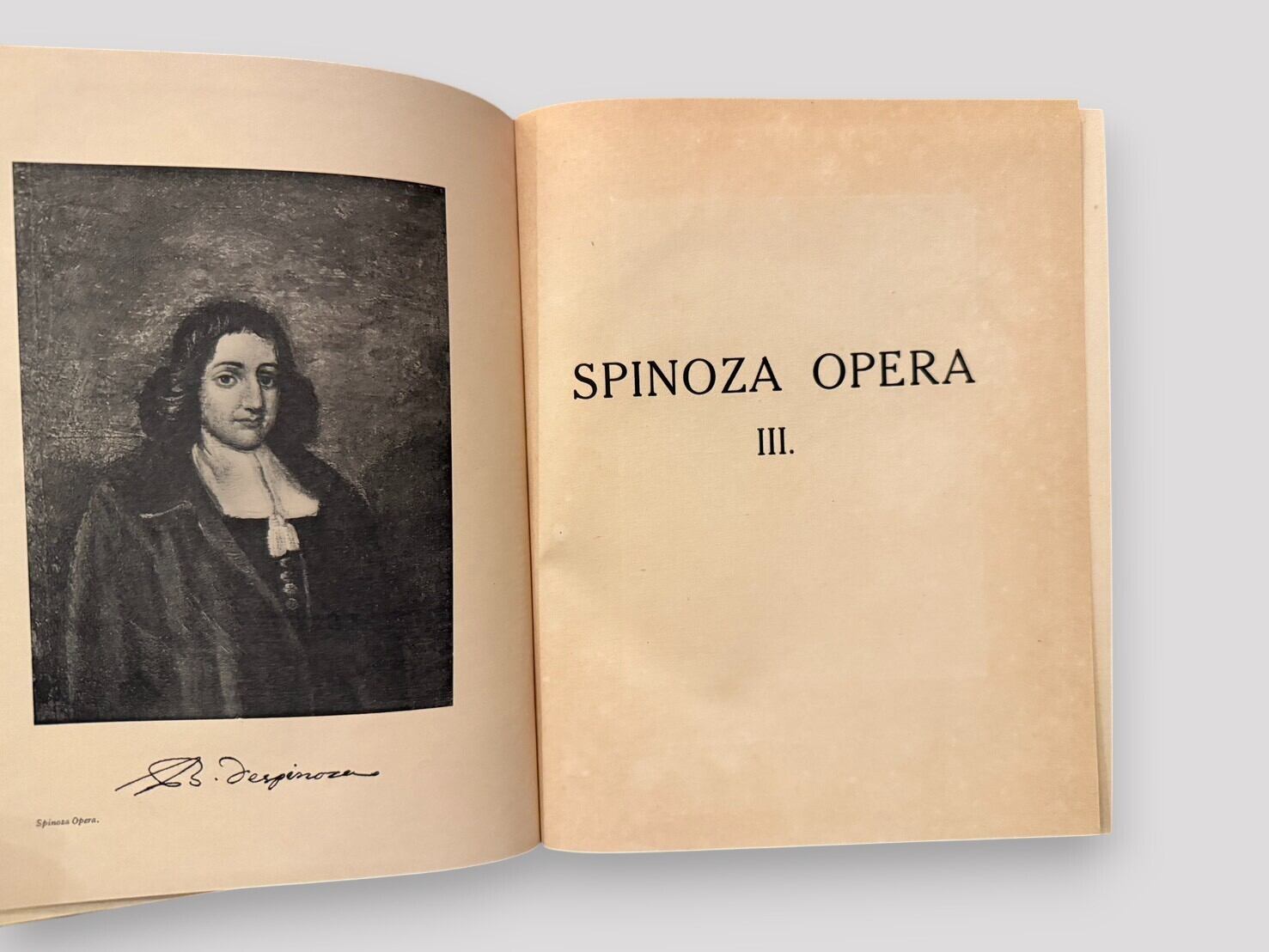 SFF164】Spinoza Opera. Complete set in 4 volumes(N.D) /Baruch