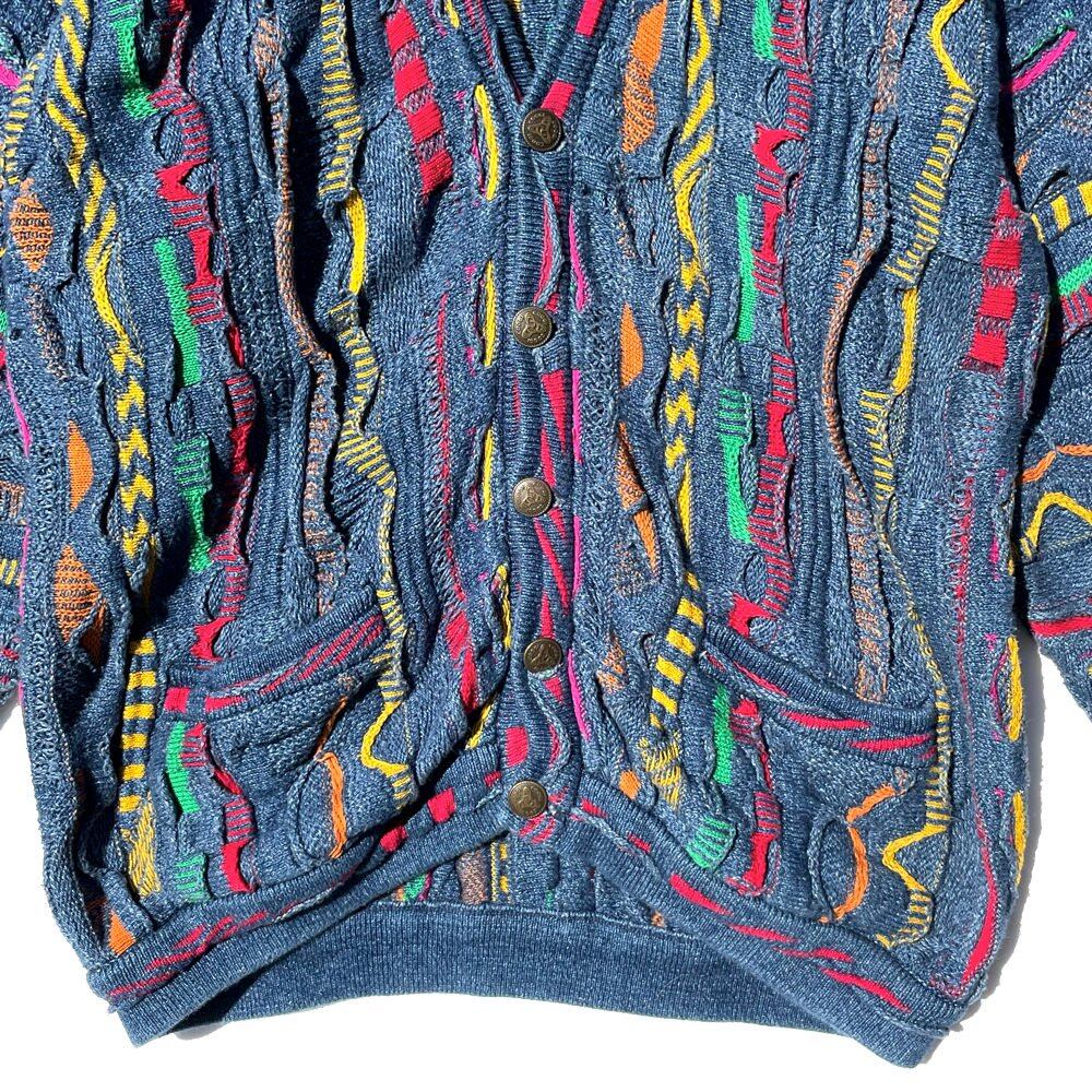 Coogee [COOGI Blues] Vintage Crazy Knitting Cardigan [1990s
