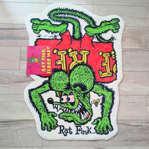 【 RATFINK（ ラットフィンク ） 】American FLOOR MAT ( 裏面滑り止め加工 ) / キッチンマット / ふかふかマット / フロアマット / バスマット / エントランス 〚アメリカン雑貨 アメトイ〛