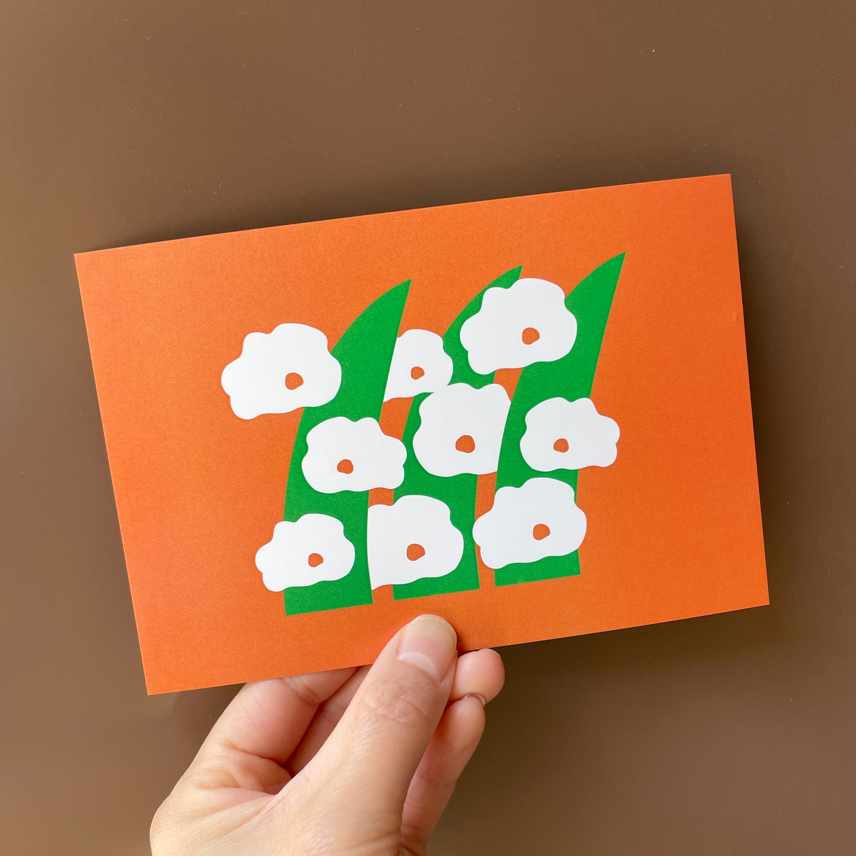 メタリックポストカード（フラワー4） | 日本生まれのモビール