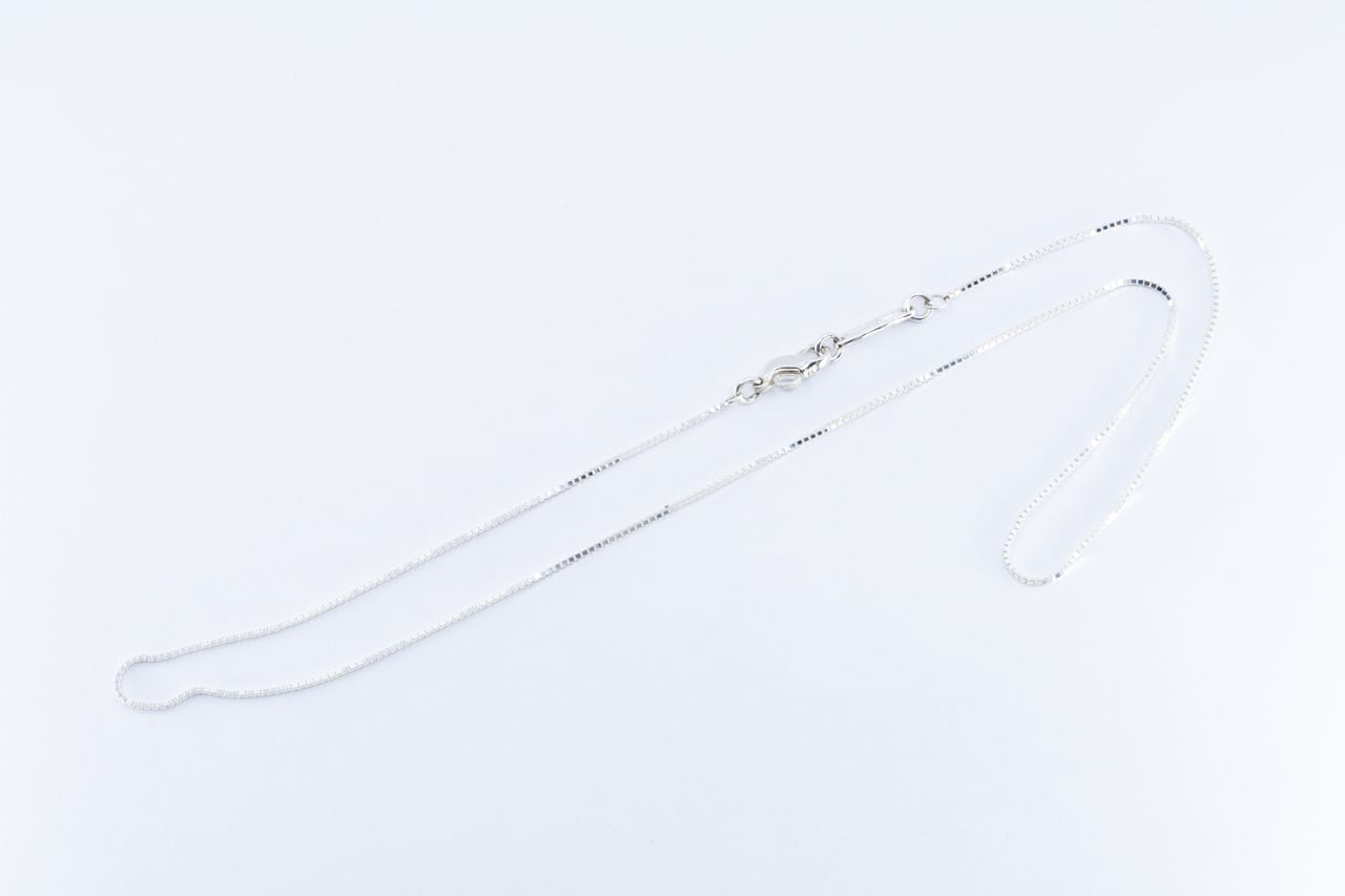 C-028 Hook connect necklace gradually 45cm | WAKAN SILVER SMITH