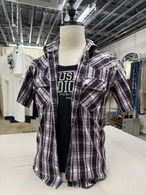 00's design check shirts
