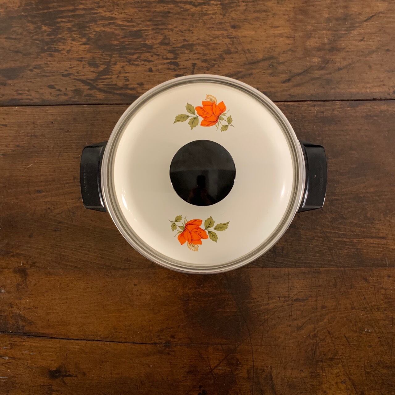 昭和レトロ MARUBISHI ホーロー両手鍋 ビンテージ | ansorbet