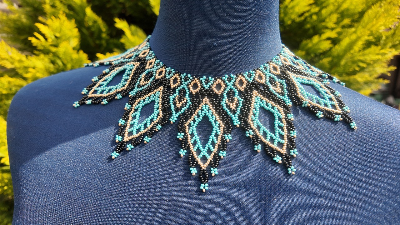 クリザ・シリャンカ エメラルド（ウクライナ伝統手工芸・最高品質ビーズアクセサリー） - 2