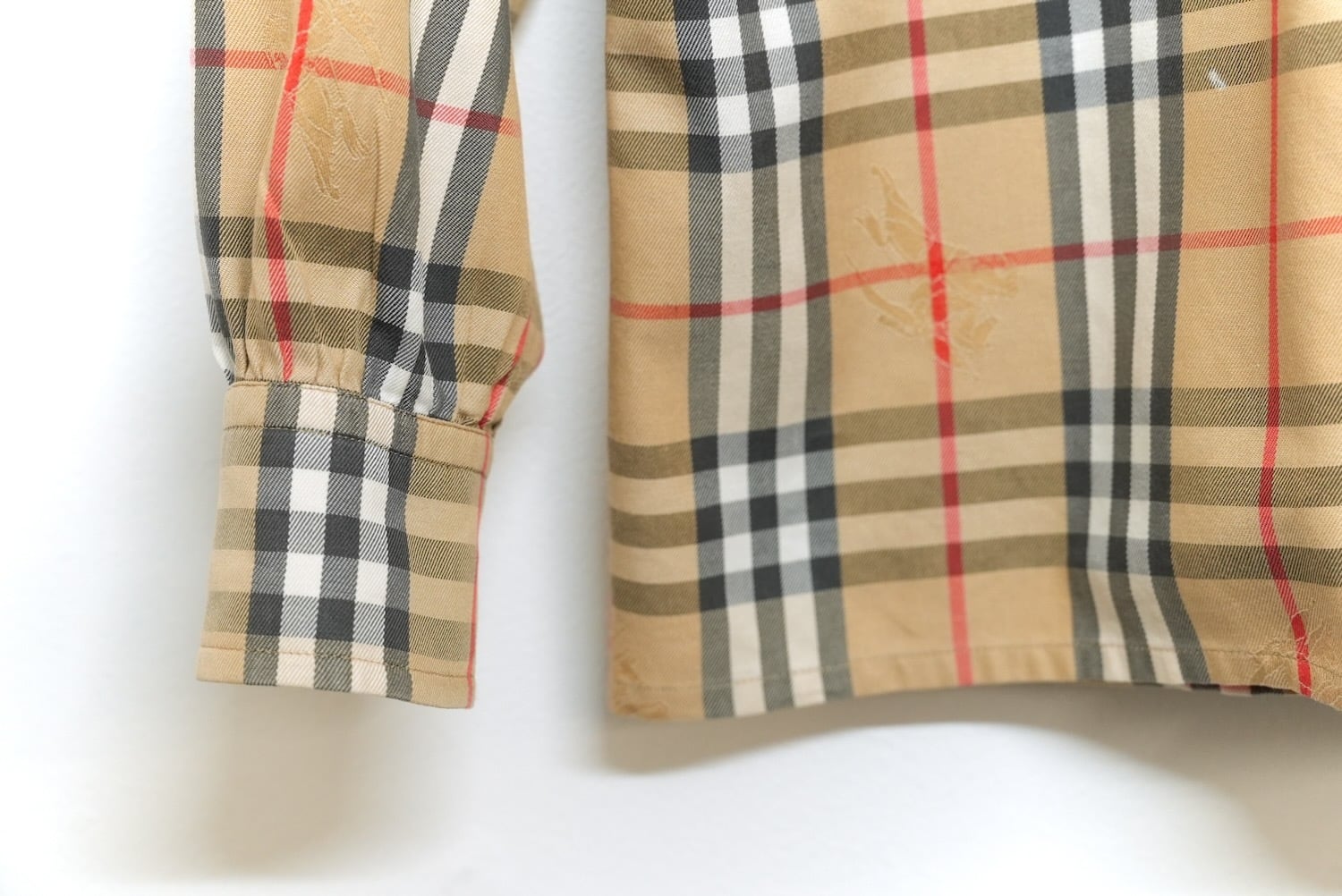 4148 Burberrys ヴィンテージバーバリー ノバチェック 長袖シャツ
