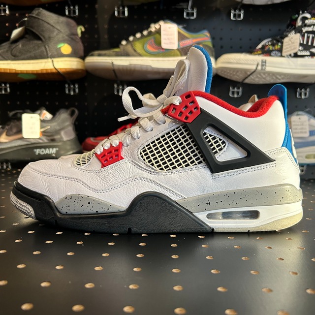 Nike Air Jordan 4 Retro SE "White/Military Blue/Fire Red" US10.5/28.5cm