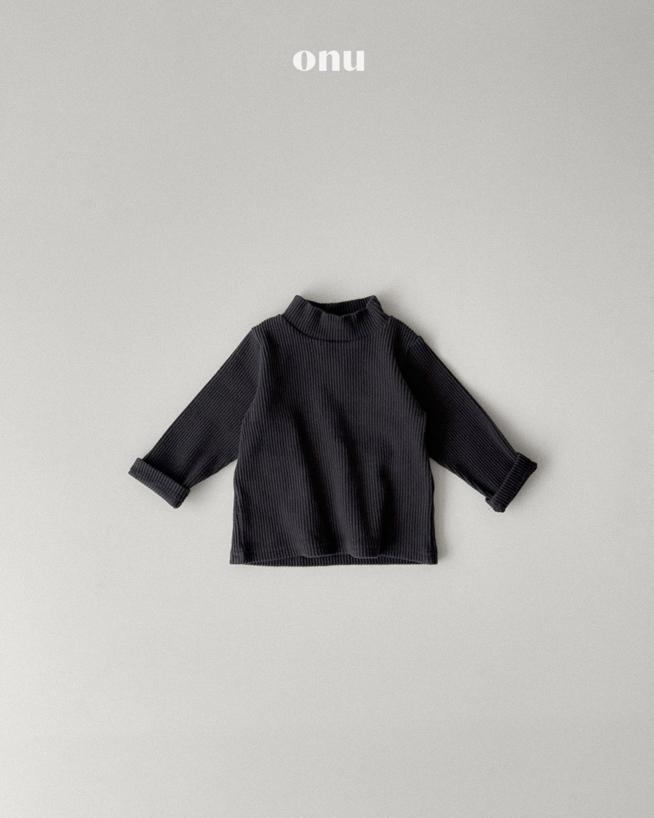 ONU［取寄］rib turtleneck tee 26winter