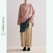 【2color】ウエストゴム入りの快適な着心地、純綿コーデュロイカジュアルパンツ P0073