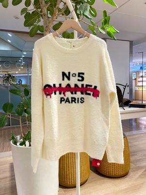 NO5 シャギーニット［Color:ホワイト］