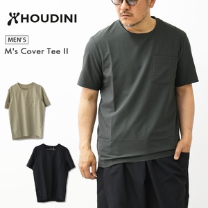 HOUDINI [フーディニ] M's Cover Tee II [840098] メンズ カバー ティー ツー・半袖Tシャツ・速乾・リサイクルポリエステル・ランニング・ハイキング・インナー・MEN'S [2026SS]