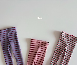 【即納】stripe leggings