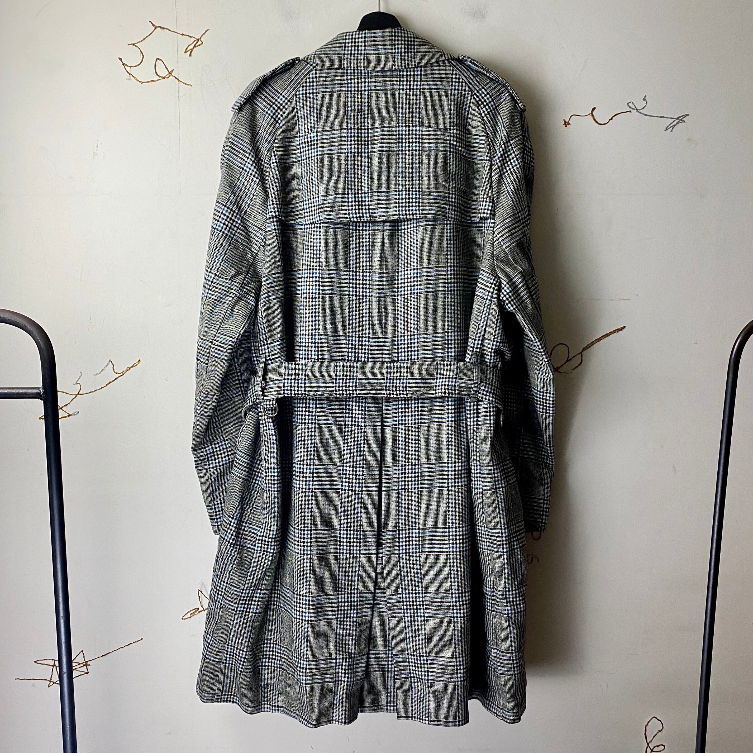 vintage BURBERRYS nova check coat “commodore” made in england