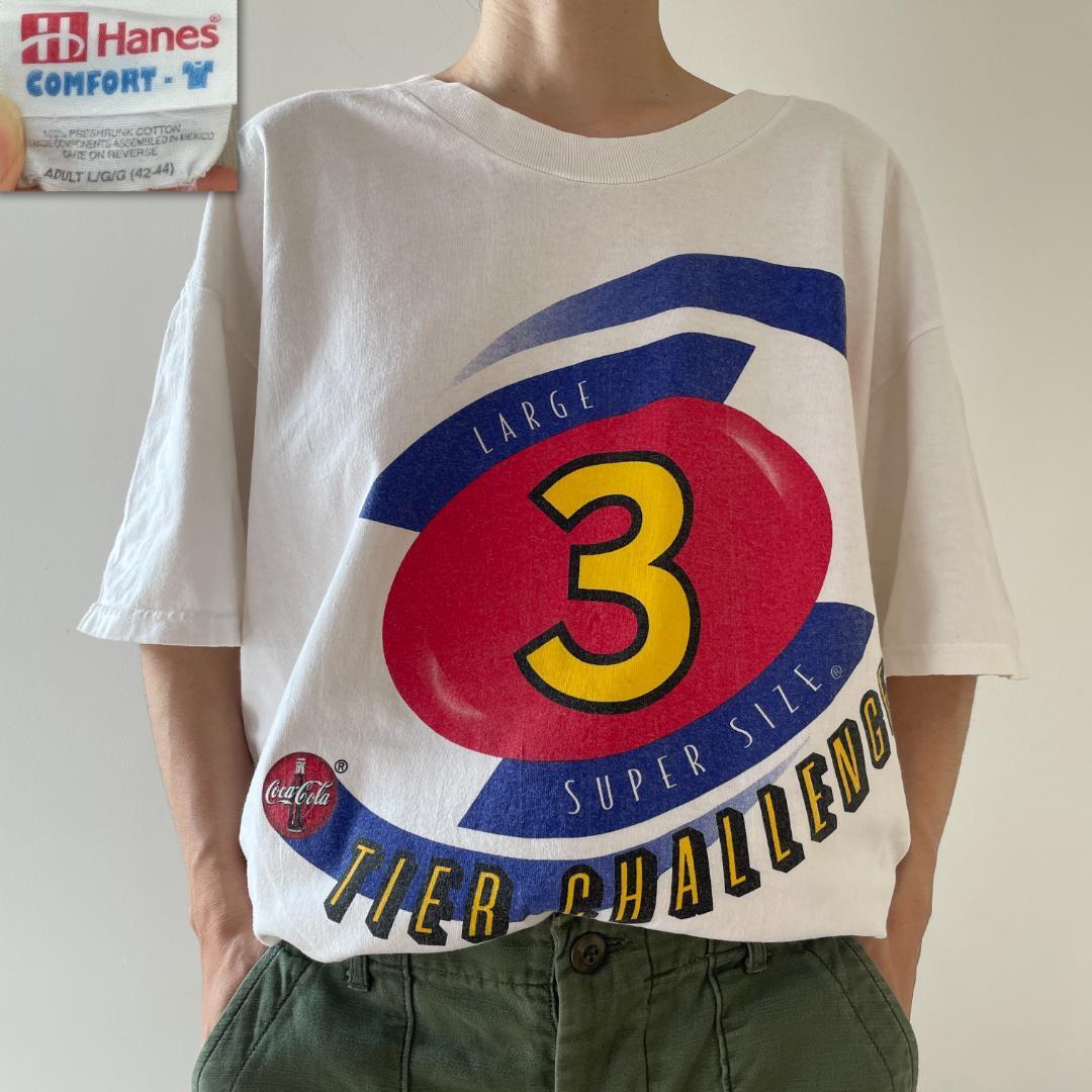 90's McDonald's プロモ Tシャツ USA製 マクドナルド tGG124 90s Tシャツ プロモ 広告 マクドナルド ハンバーガーショップ