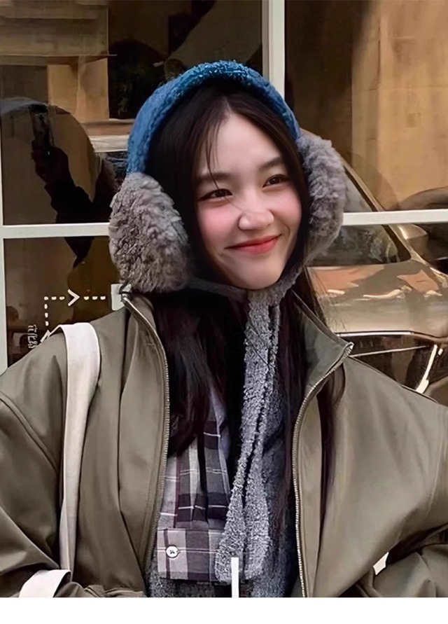 《即納》cozy knit earmuffs