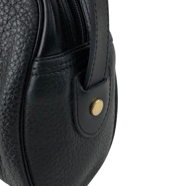 Christian Dior クリスチャン ディオール ショルダーバッグ ブラック ロゴ レザー vintage ヴィンテージ オールド uh6gdz