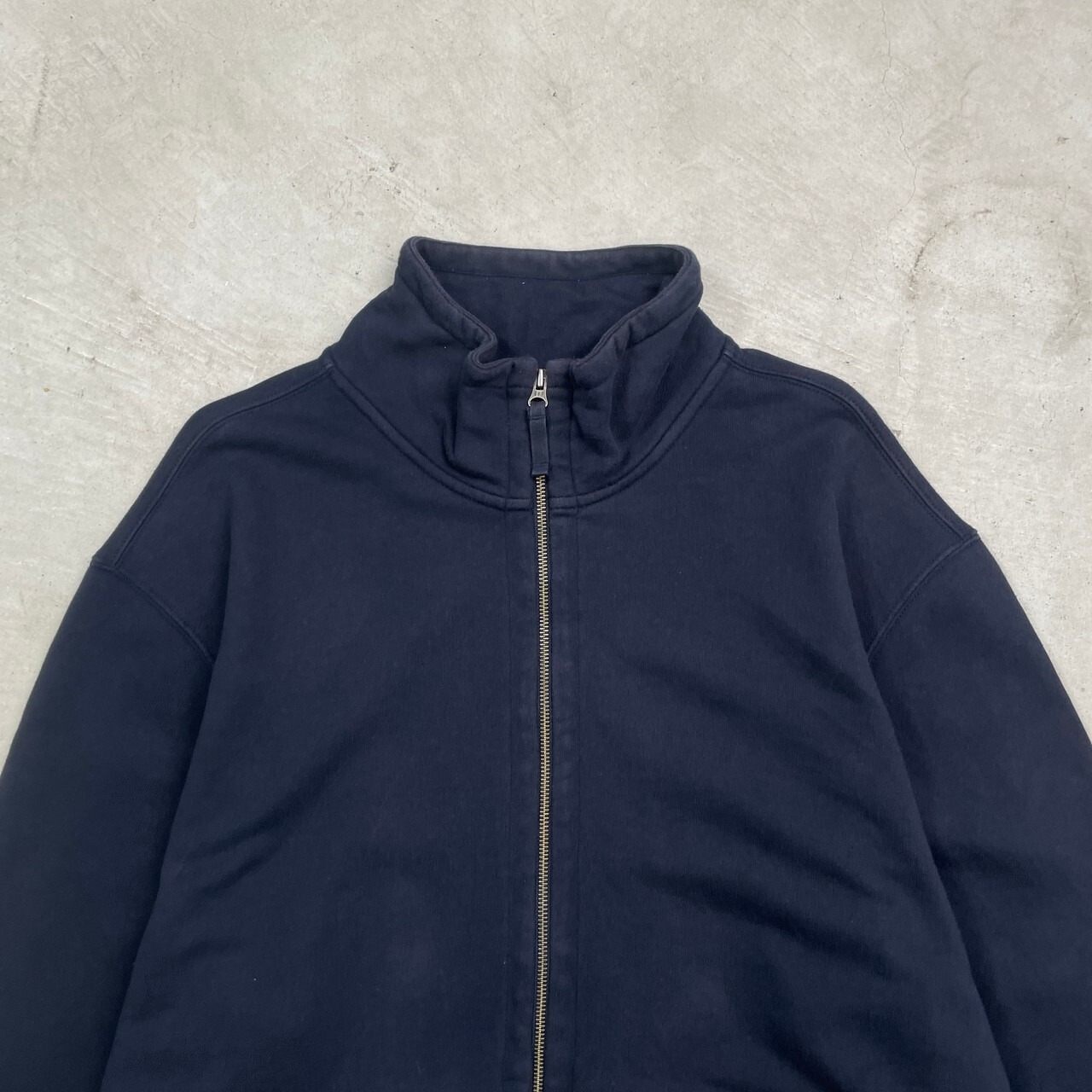 GAP ギャップ フルジップ スウェットシャツ メンズ2XL 古着 ハイネック 