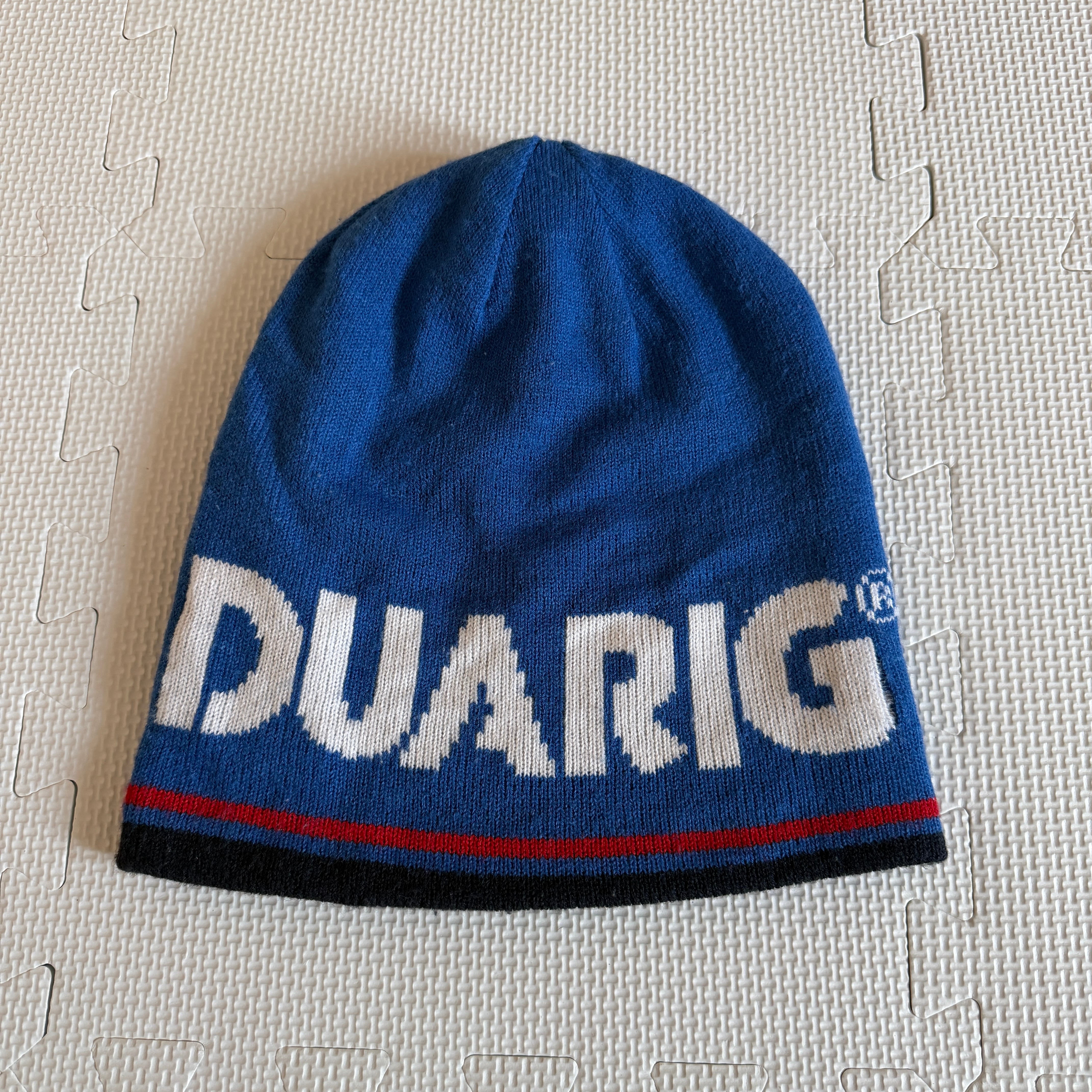 90s OLD STUSSY/Logo embroidery Long Beanie/Free/刺繍ロゴ/ロング
