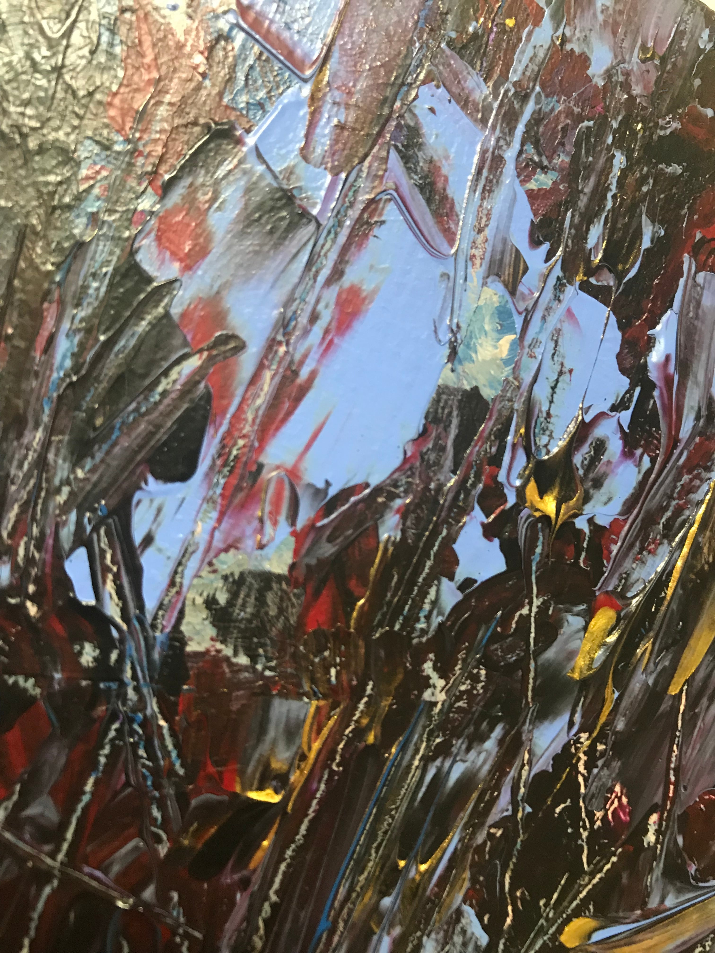 240 抽象画 アクリル画 アート 原画 キャンバスボード F6 雨上がり 240 抽象画 アクリル画 アート 原画 キャンバスボード F6 雨上がり