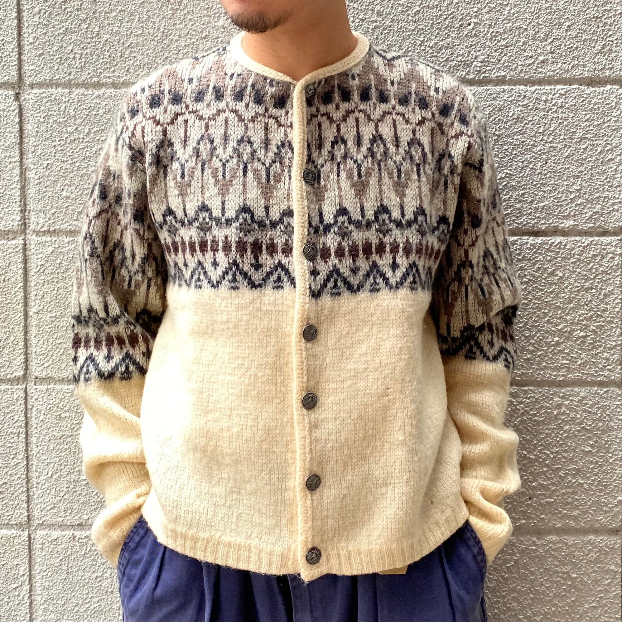 mohair モヘア　カーディガン　60's vintage 　ニット