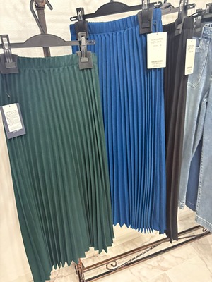 ante aciem ウーリッシュプリーツスカート 21256375