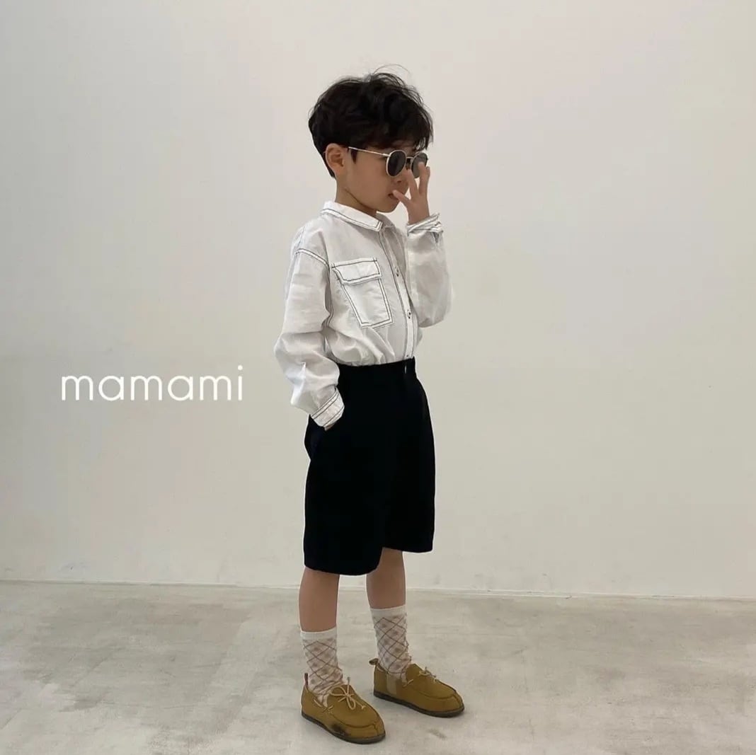 即納】stitch shirt〔ステッチシャツ〕 mamami | cucLo -きゅくろ