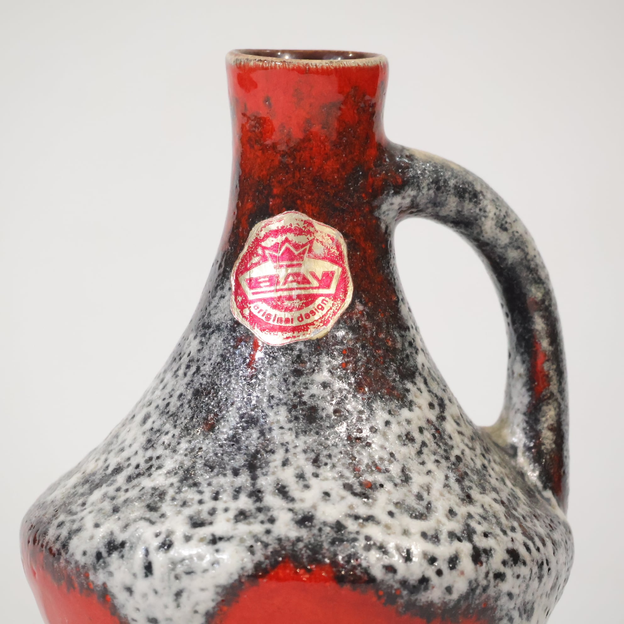 Bay Keramik-- 16.9㎝ | Fat Lava & German Art Pottery