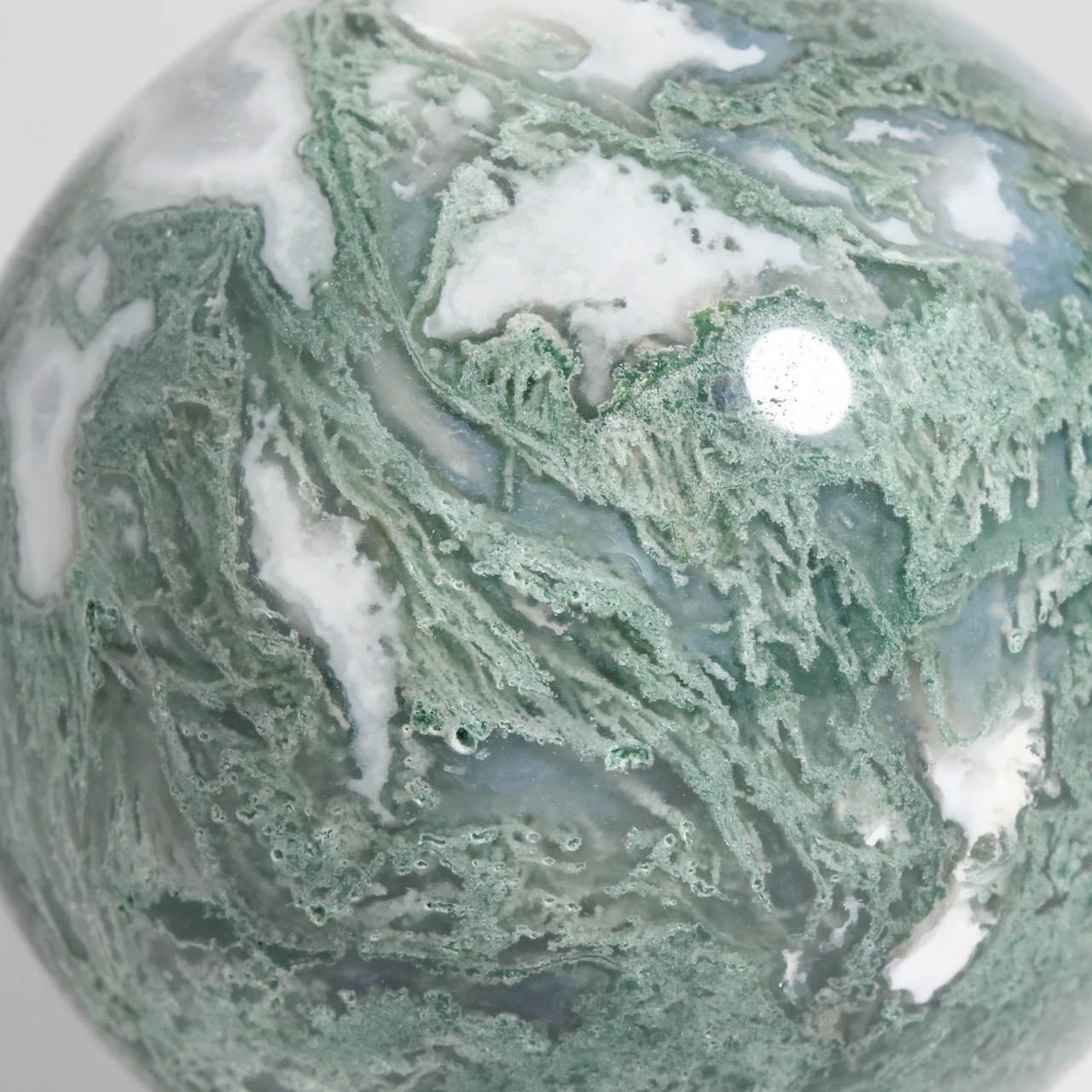 モスアゲート【φ7.4cm】 / スフィア