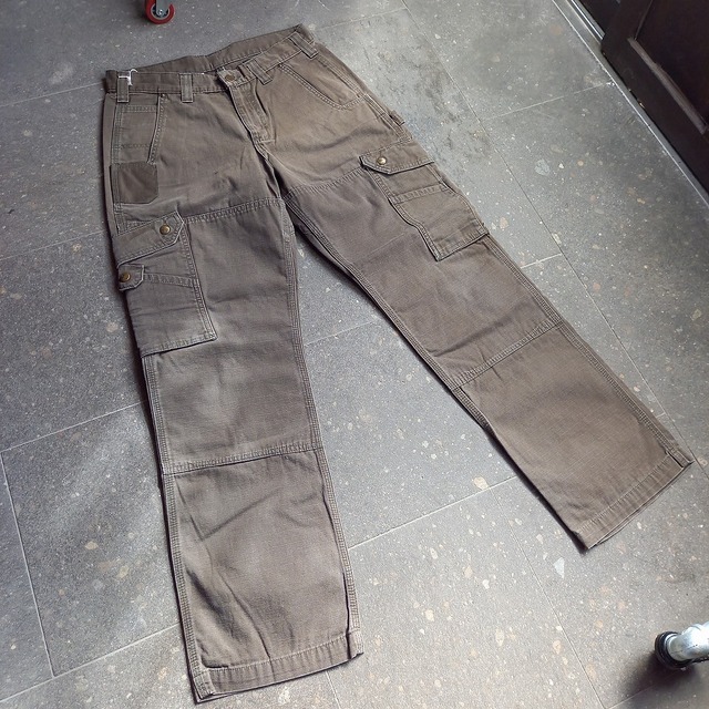 Carhartt マルチカーゴパンツ リップストップ used [102113]
