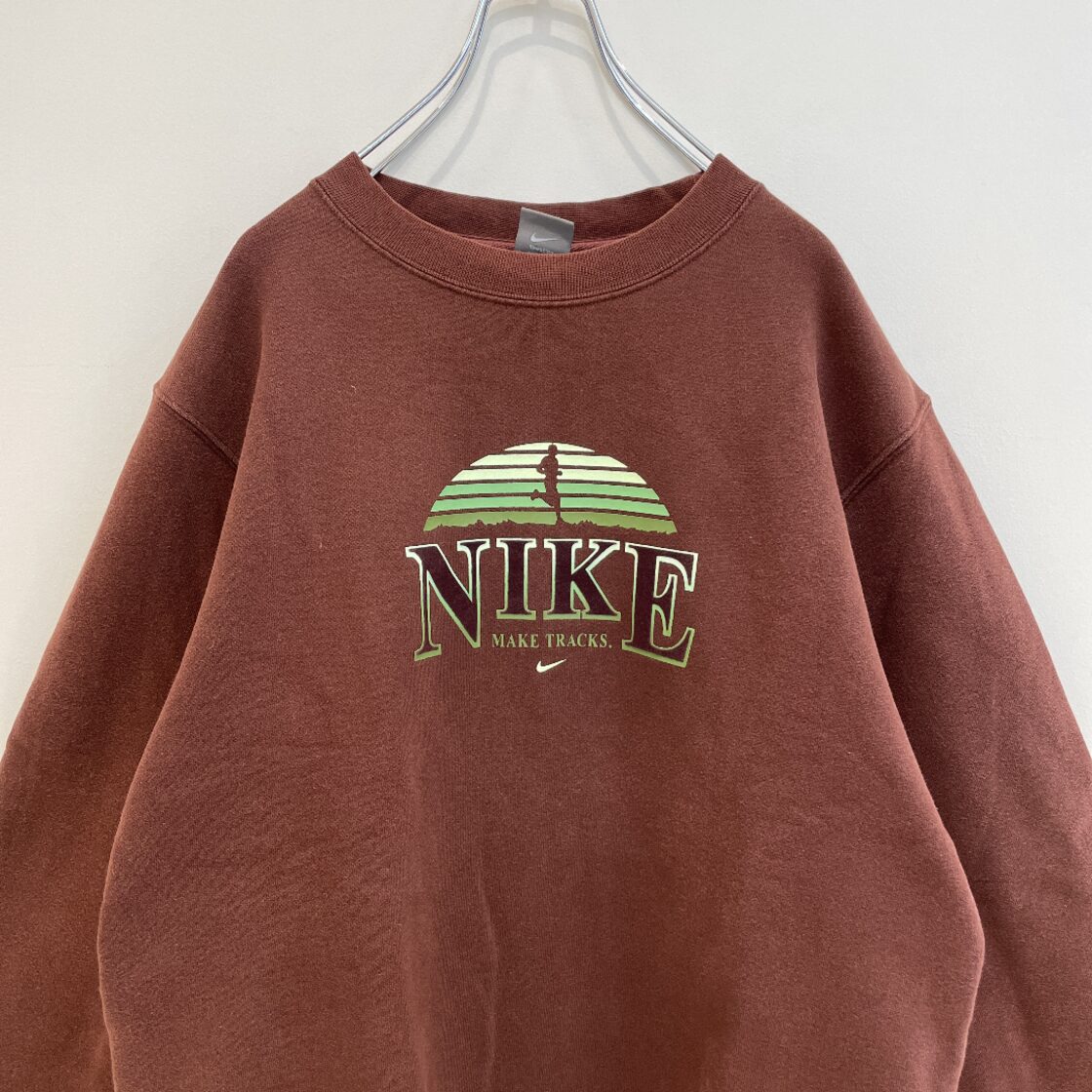 NIKE スウェット メンズ M 相当 茶色 ブラウン | Pay ID
