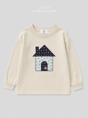 韓国子供服 / ÜEO / イチゴハウスTシャツ/ 秋服 *S~JS*