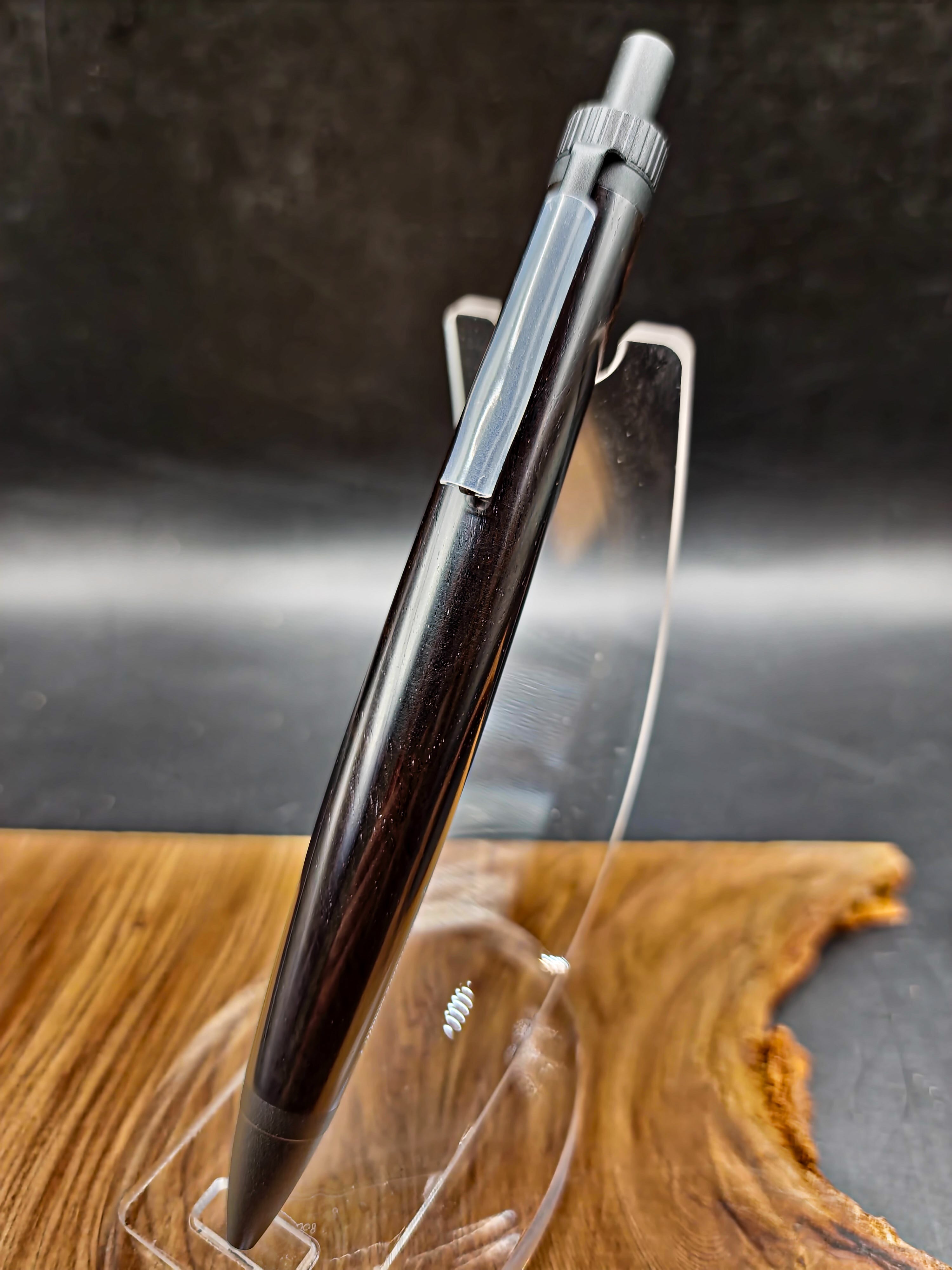 ⑤☆刃物仕上げ(削りっぱなし)☆ 【軸のみ】 黒柿 KATO201/202 | sokoharo