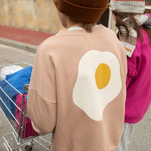 残り1点(24m)piupiuchick / "THE BREAKFAST CLUB" printed sweatshirt / Baby