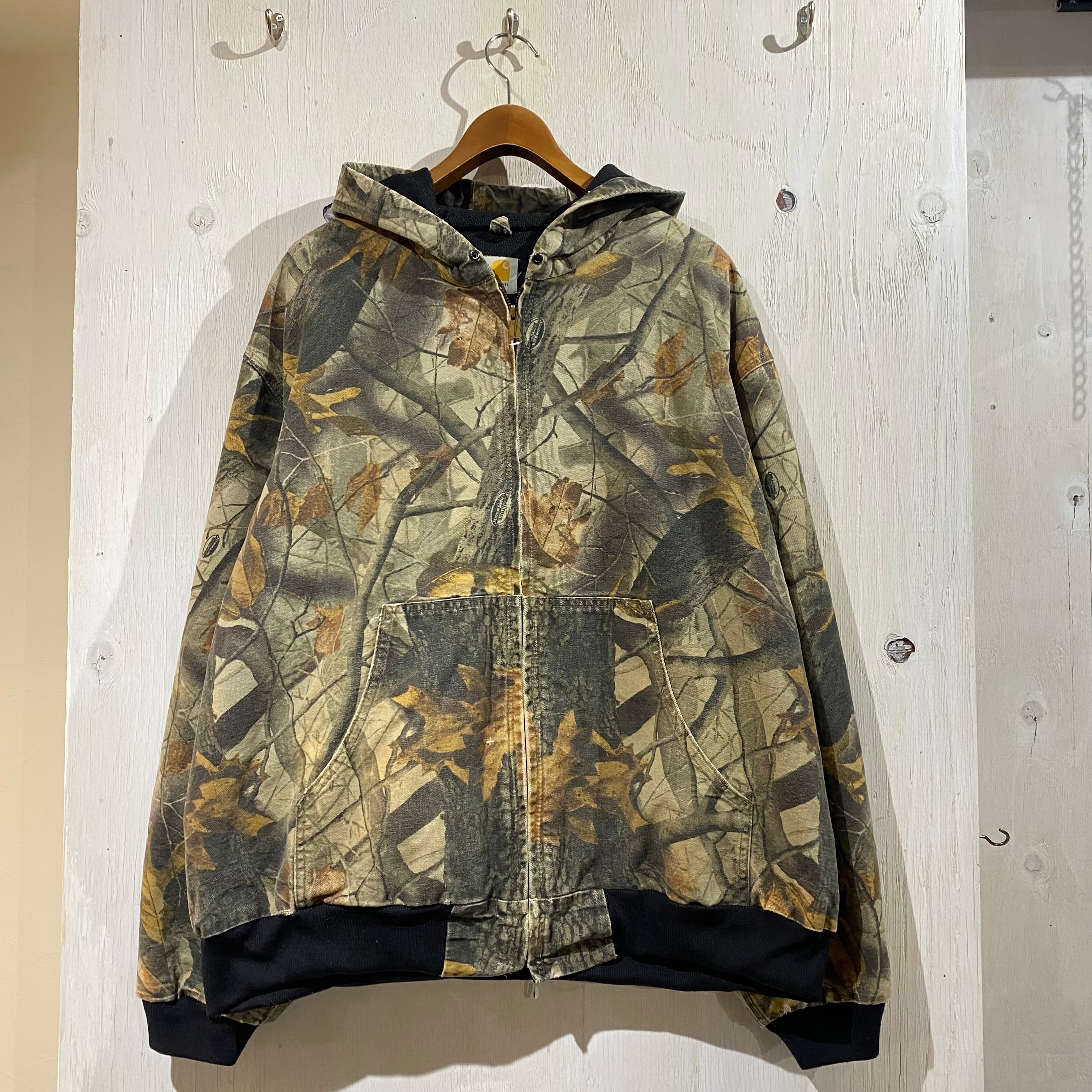 右『XL位』Carhartt カーハート リアルツリーカモ ダック