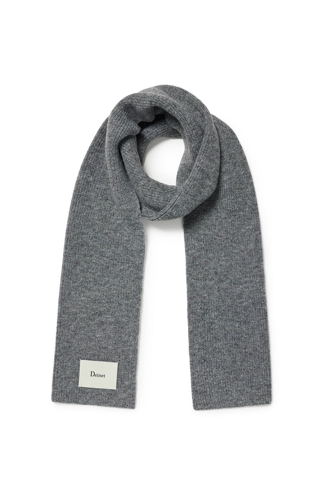 [DEINET] WOOL BASIC MUFFLER IN DARK GREY 正規品 韓国ブランド 韓国通販 韓国代行 韓国ファッション デイネット ダイニット 日本 店舗