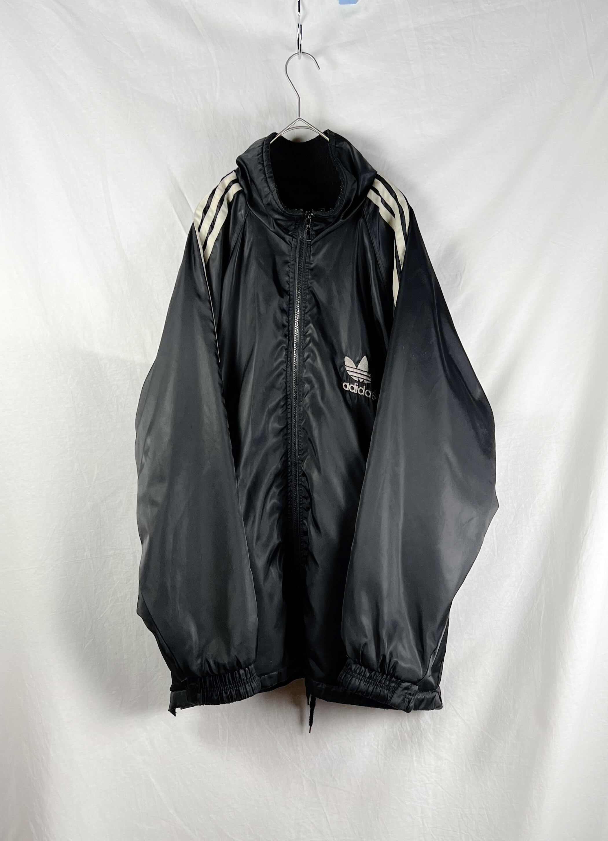 90s 〔adidas〕Bench coat アディダス ベンチコート ブラック 90年代 ...