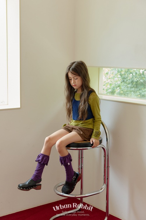 urban rabbit［取寄］frill color socks 26autumn