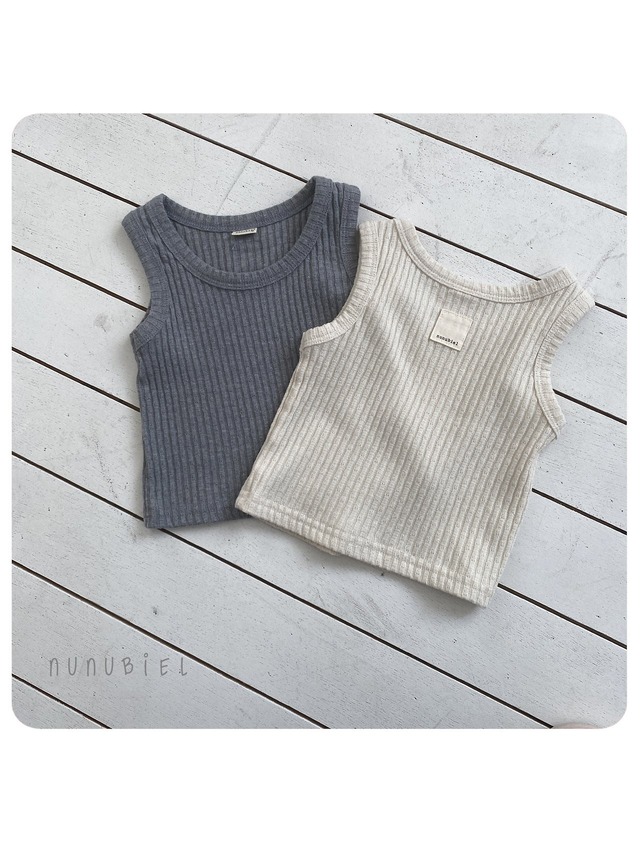 ⭐︎即納⭐︎[nunubiel-kids] muffin sleeveless