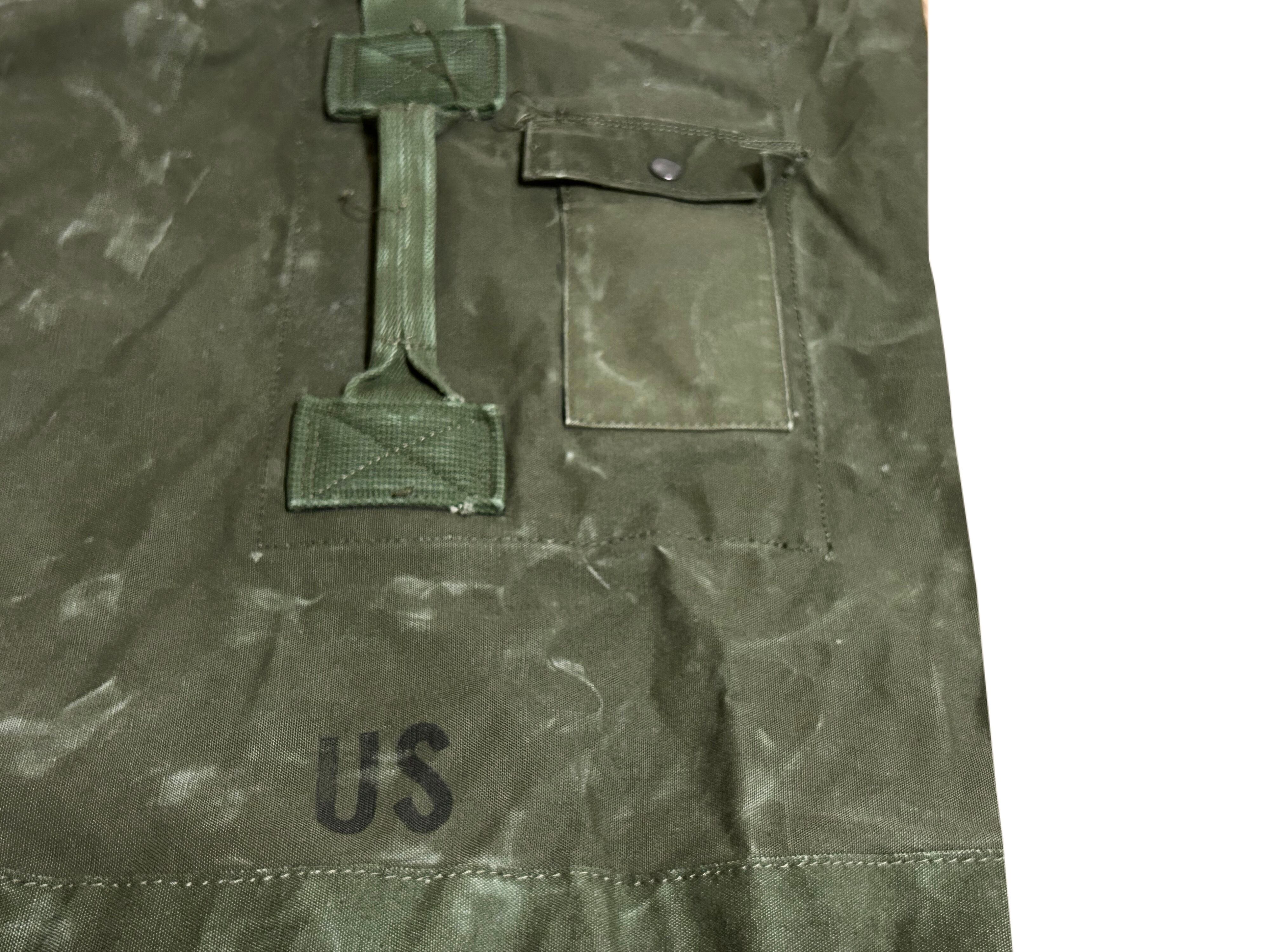 ステンシル 70s ビンテージ US ARMY 米軍 実物 ダッフルバッグ | BACK