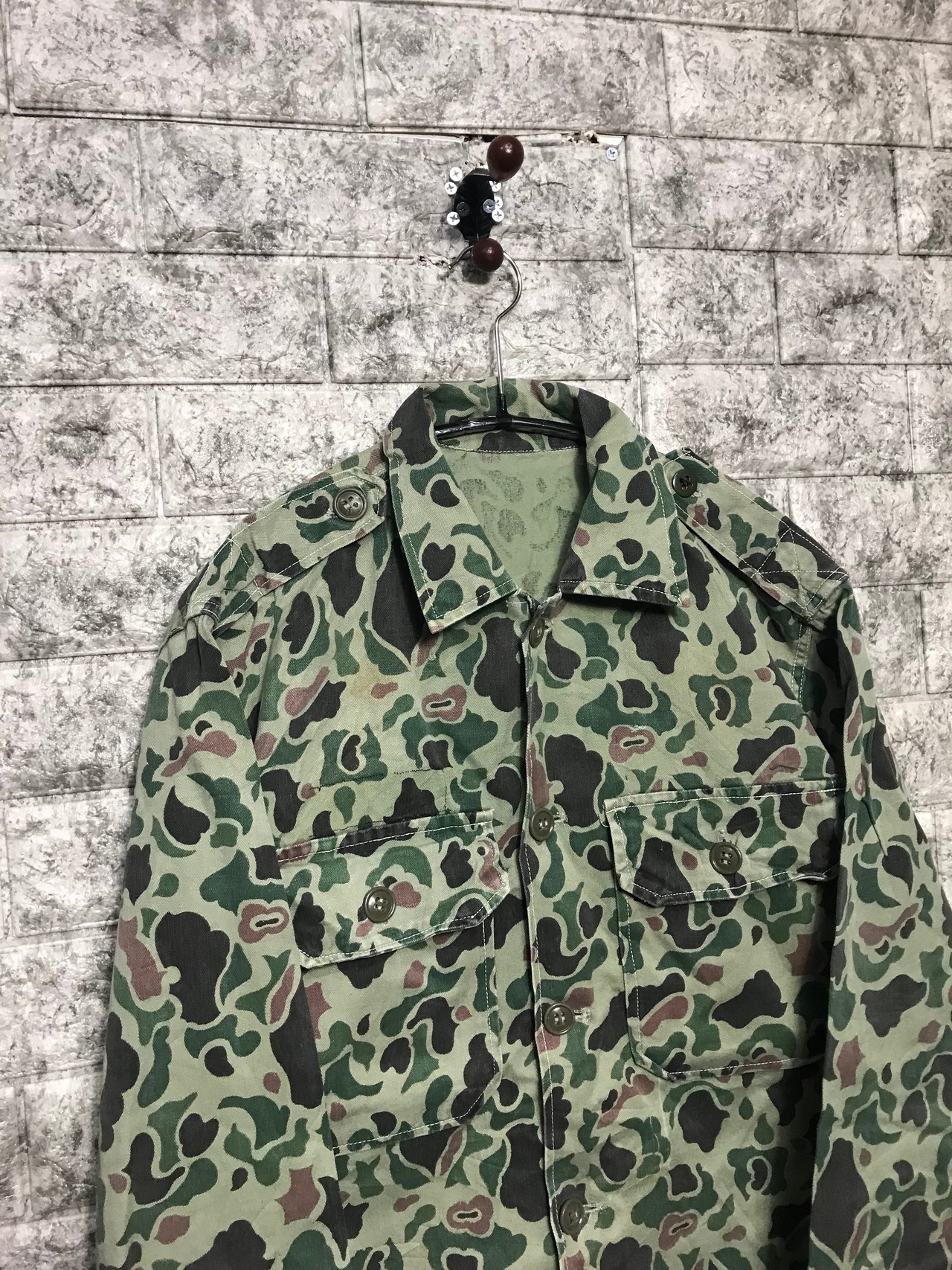 希少 60s KOREA Army 韓国軍 ヴィンテージ ダックハンター カモ 