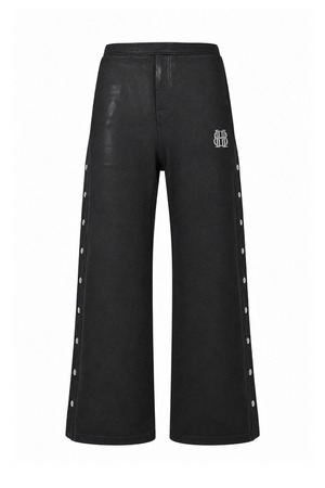 BREATH / BH coating side snap pants