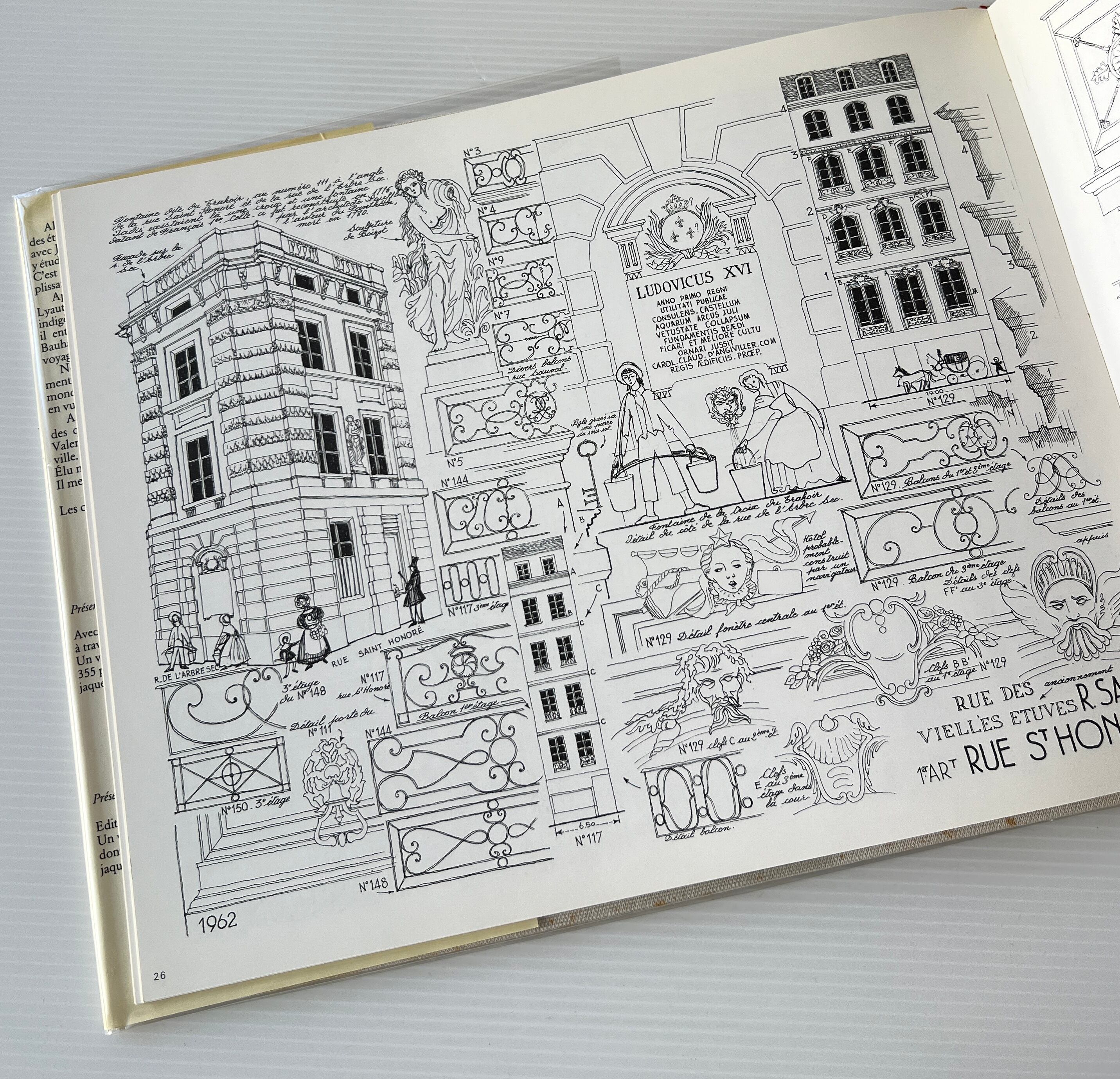 Les Rues de Paris à travers les croquis d'Albert Laprade et Architectures de France à travers les croquis d'Albert Laprade (アルベ―ル・ラプラード スケッチ集)