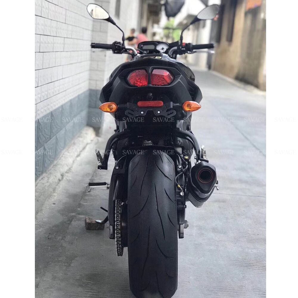 新作 登録ナンバープレートホルダーLEDライトヤマハFZ1NFZ1FZ8