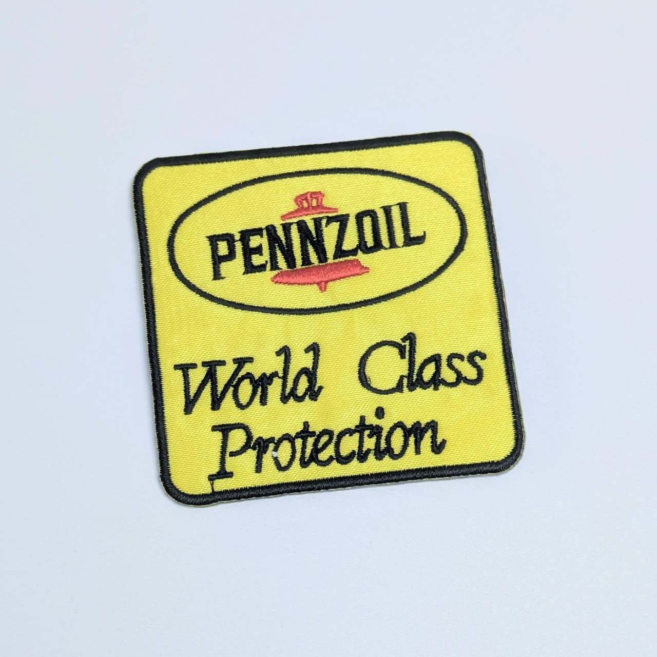 送料無料！ ★刺繍アイロンワッペン★【 PENNZOIL (ペンゾイル)  】ペンズオイル〚アメリカン雑貨 アメトイ〛