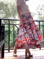 ティアードスカート=soft cream