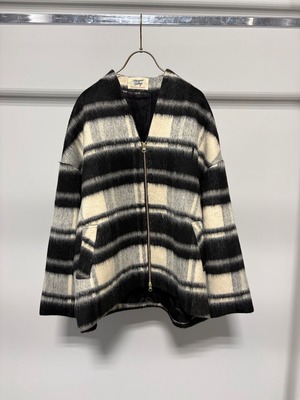 【ご予約】シャギージップコート CHECK   MG CO- 26129 - A【MargauxVINTAGE】