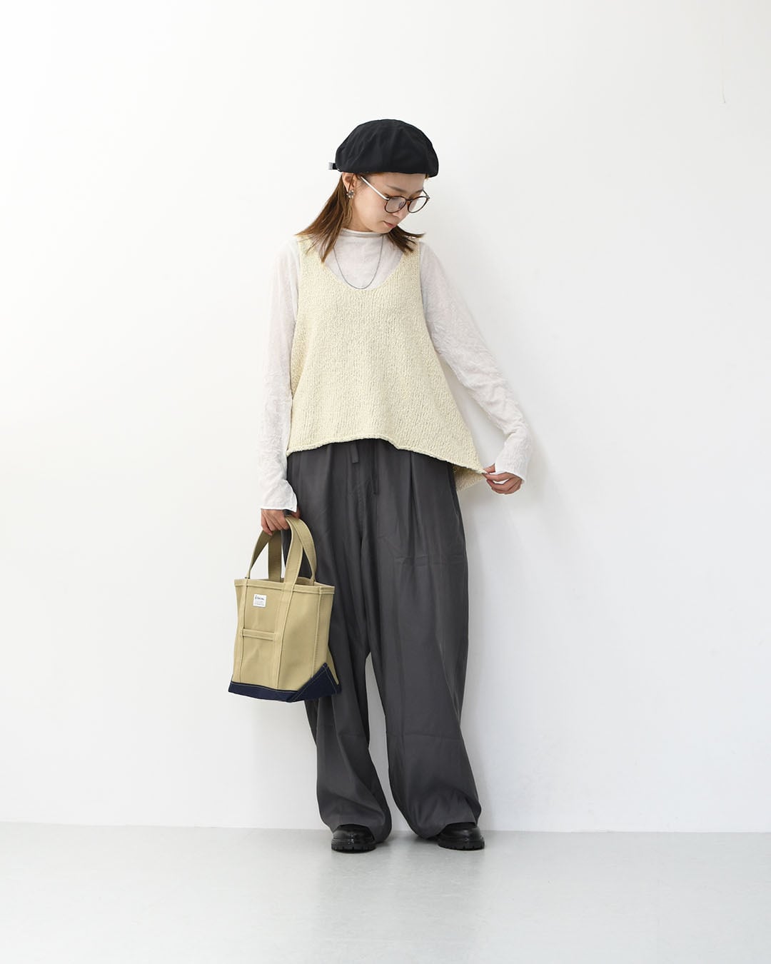 mizuiro ind [ミズイロ インド] Lily-yarn vest [3-220118] リリー