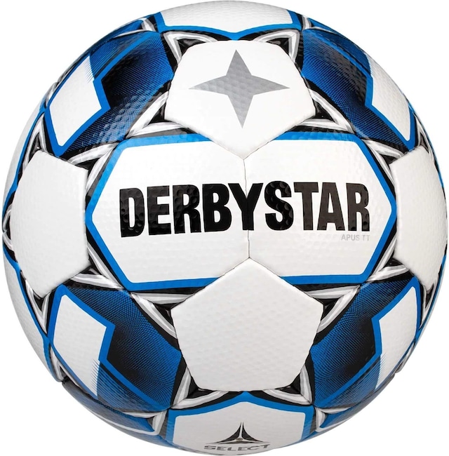 ダービースター(DERBYSTAR) サッカーボール 5号球 APUS(エイパス) TT IMS承認球 ブルー 中学生 高校生 社会人用